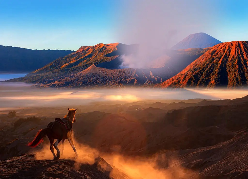 Lautan pasir Gunung Bromo